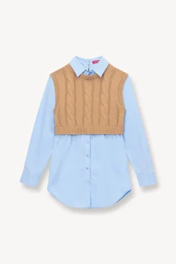 COOPER TOP CAMEL FRENCH BLUE