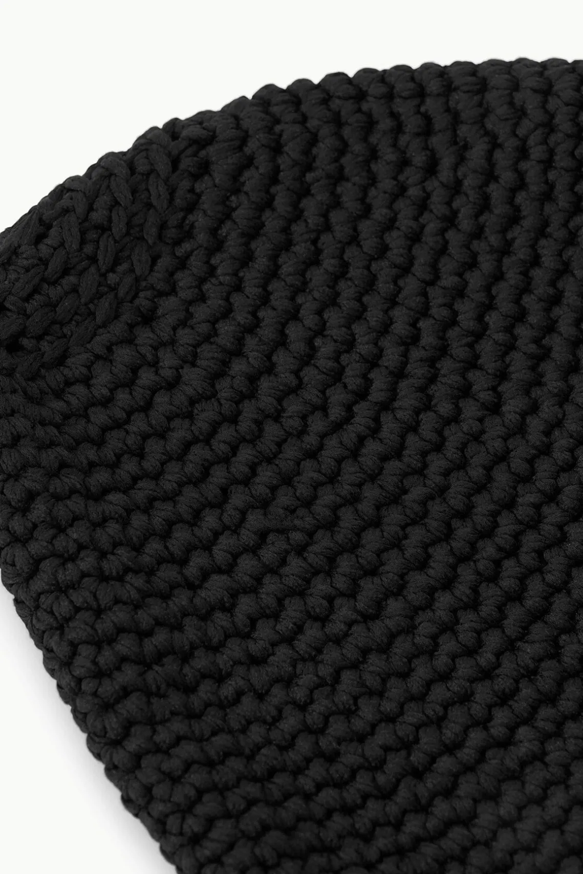 CROCHET HAT BLACK