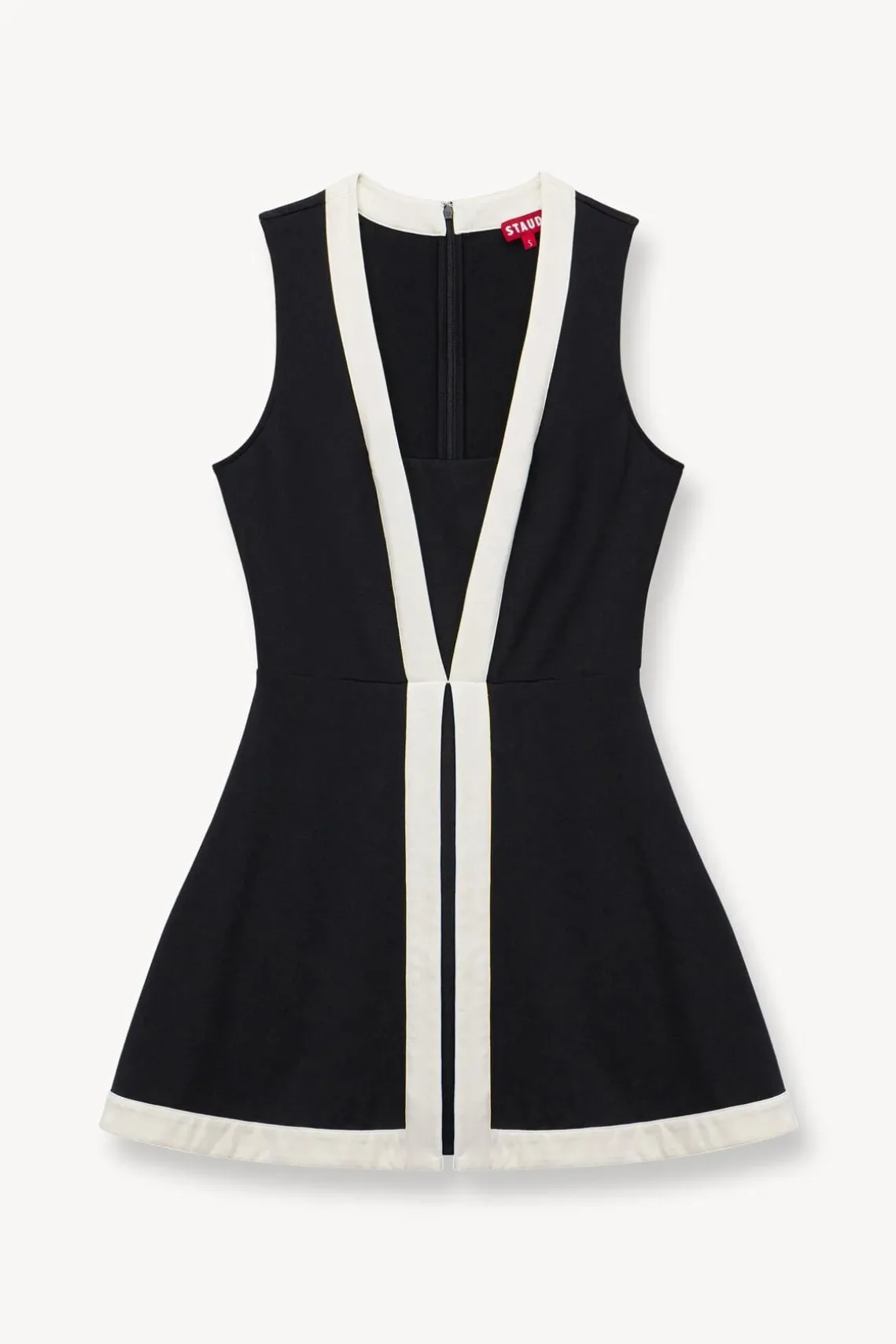 CROSS-COURT DRESS BLACK IVORY