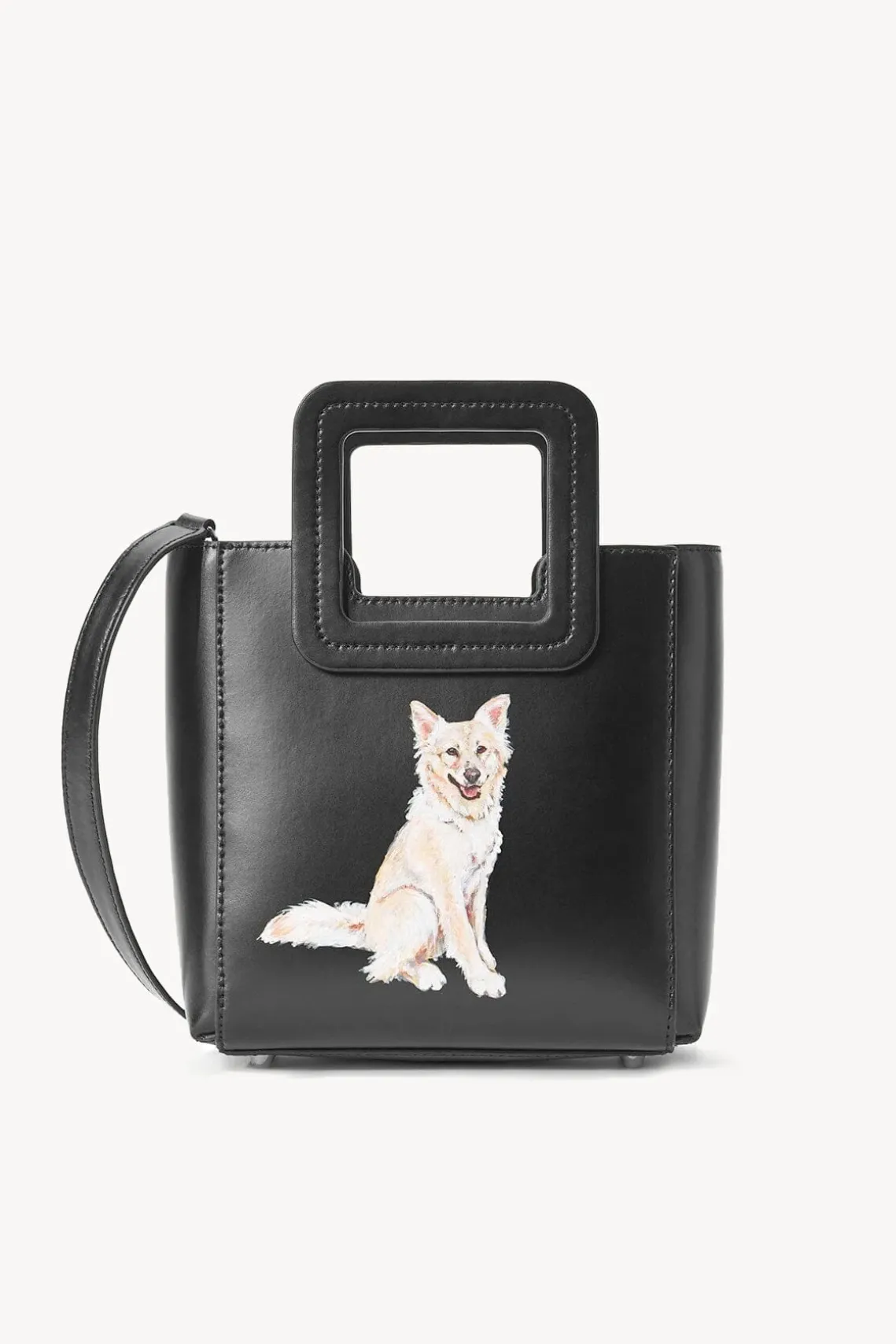 CUSTOM MINI SHIRLEY LEATHER BAG BLACK