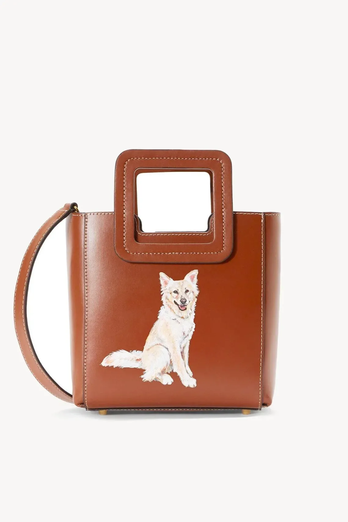 CUSTOM MINI SHIRLEY LEATHER BAG TAN