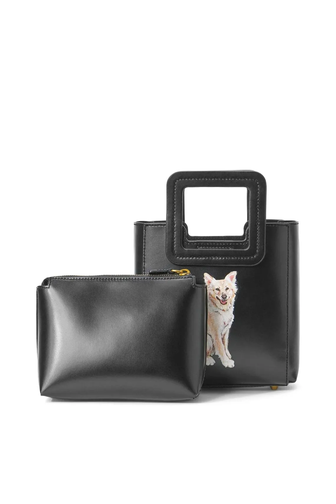 CUSTOM MINI SHIRLEY LEATHER BAG BLACK