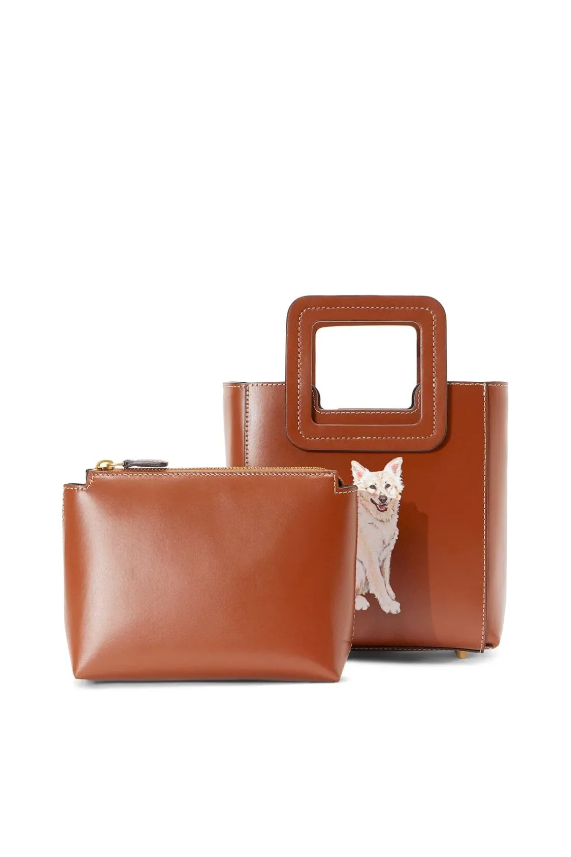 CUSTOM MINI SHIRLEY LEATHER BAG TAN