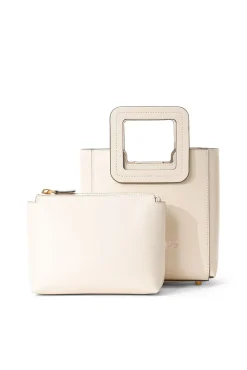 CUSTOM MINI SHIRLEY LEATHER BAG CREAM
