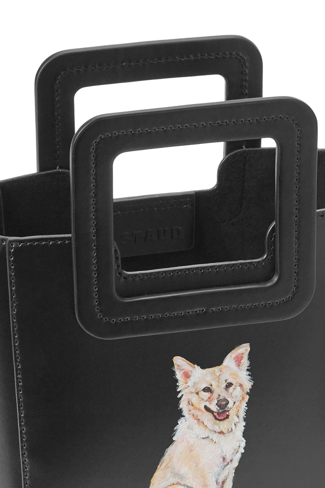 CUSTOM MINI SHIRLEY LEATHER BAG BLACK