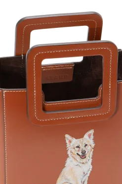 CUSTOM MINI SHIRLEY LEATHER BAG TAN