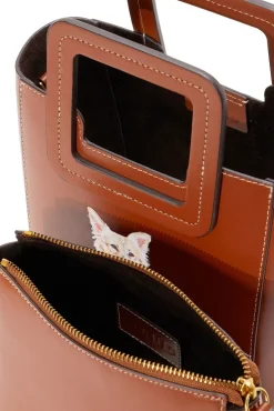 CUSTOM MINI SHIRLEY LEATHER BAG TAN
