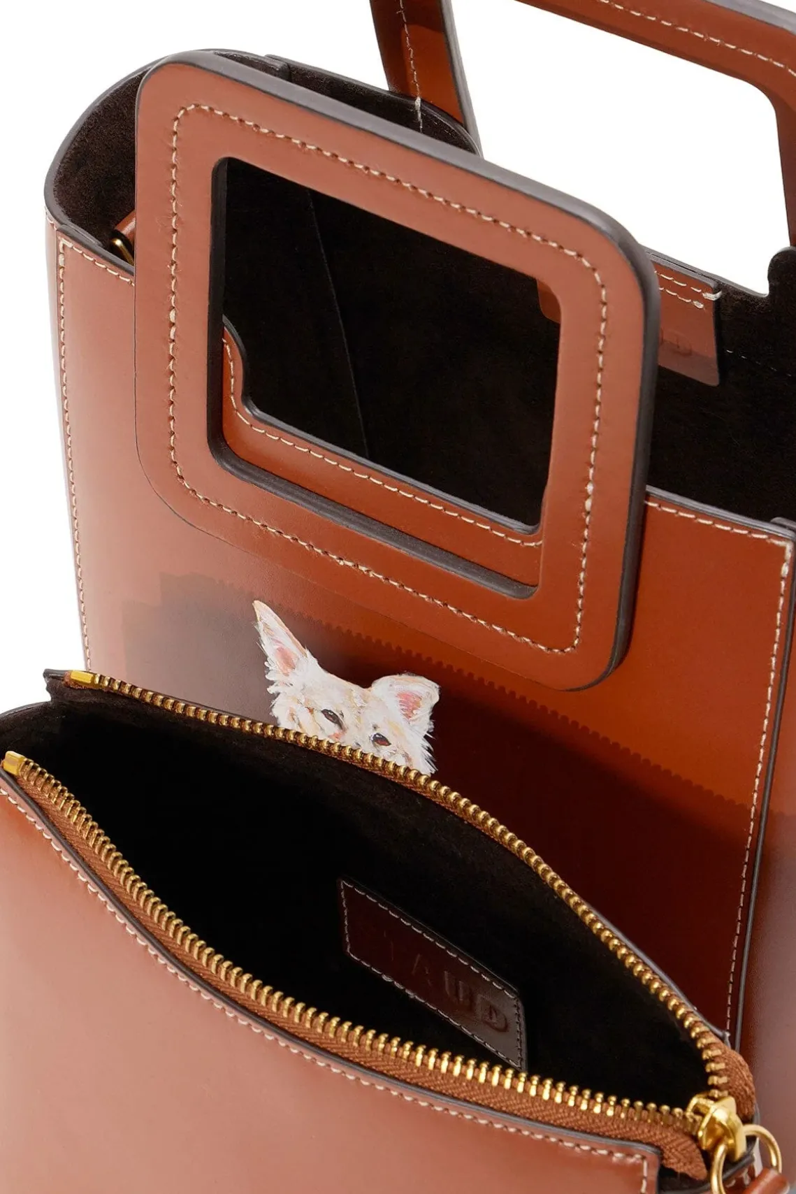 CUSTOM MINI SHIRLEY LEATHER BAG TAN