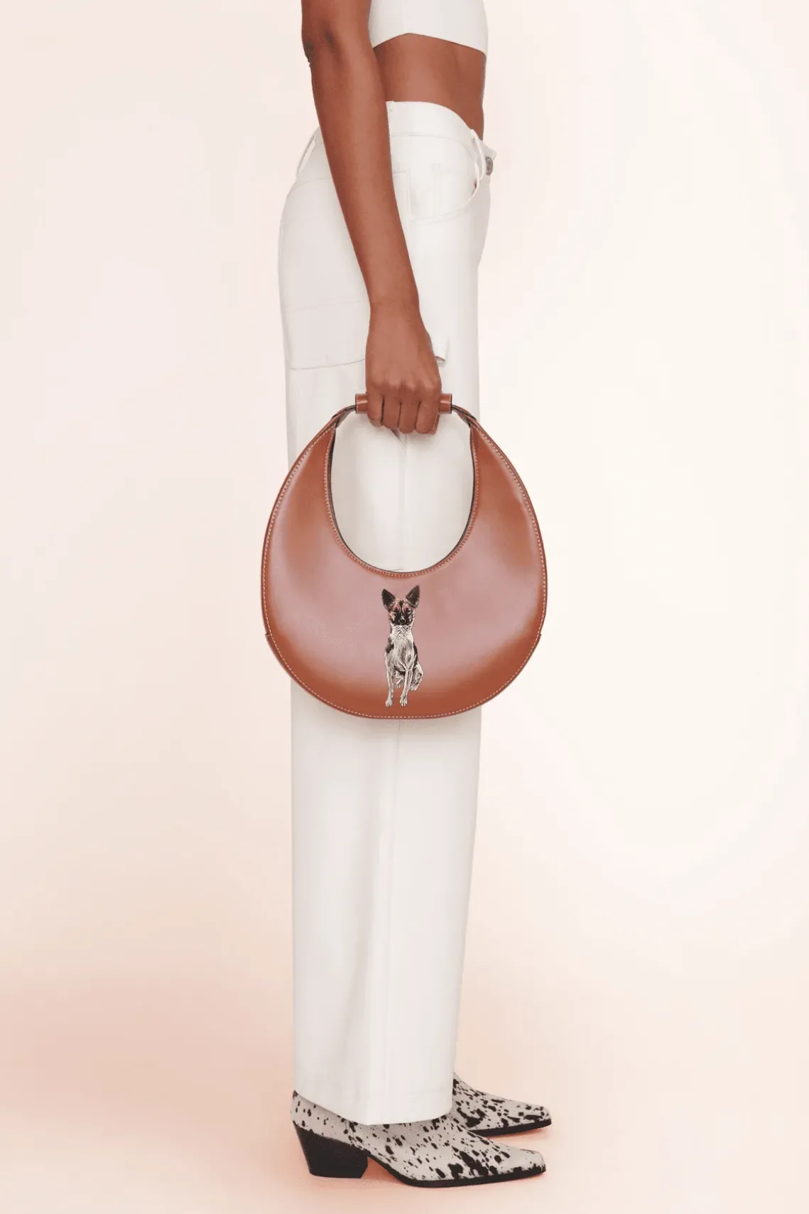 CUSTOM MOON BAG TAN