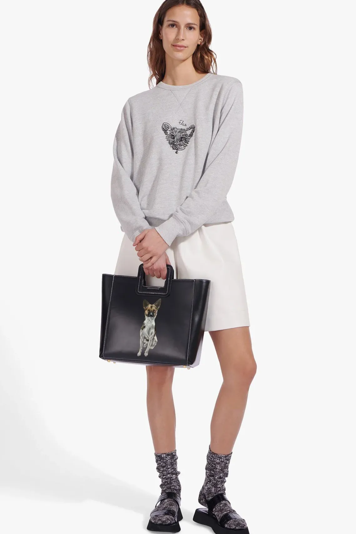 CUSTOM SHIRLEY LEATHER BAG BLACK