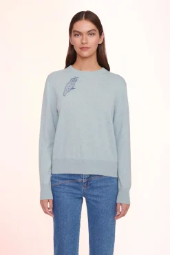 CUSTOM STAUD x C.BONZ CASHMERE SWEATER LIGHT BLUE