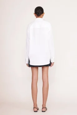 CUSTOM STAUD x C.BONZ CLASSIC OVERSIZED SHIRT WHITE