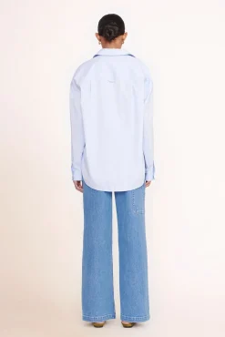 CUSTOM STAUD x C.BONZ CLASSIC OVERSIZED SHIRT OXFORD BLUE