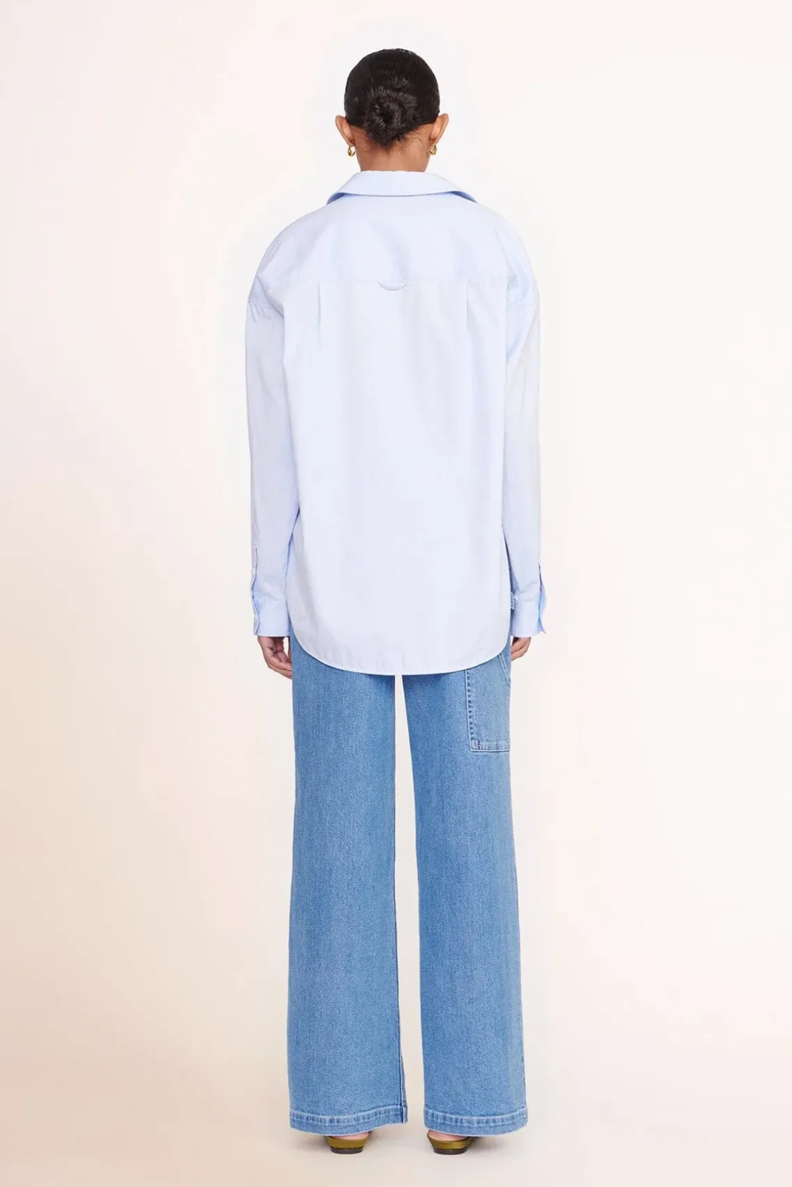 CUSTOM STAUD x C.BONZ CLASSIC OVERSIZED SHIRT OXFORD BLUE