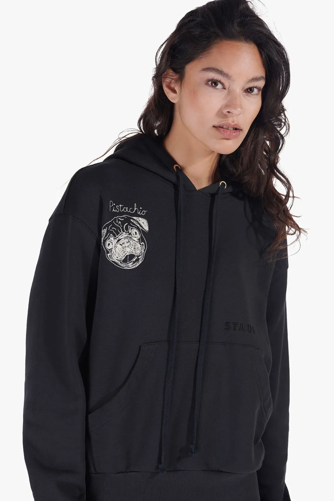 CUSTOM STAUD x C.BONZ HOODED SWEATSHIRT BLACK