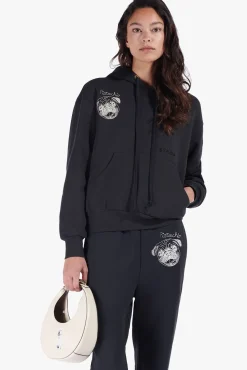 CUSTOM STAUD x C.BONZ HOODED SWEATSHIRT BLACK