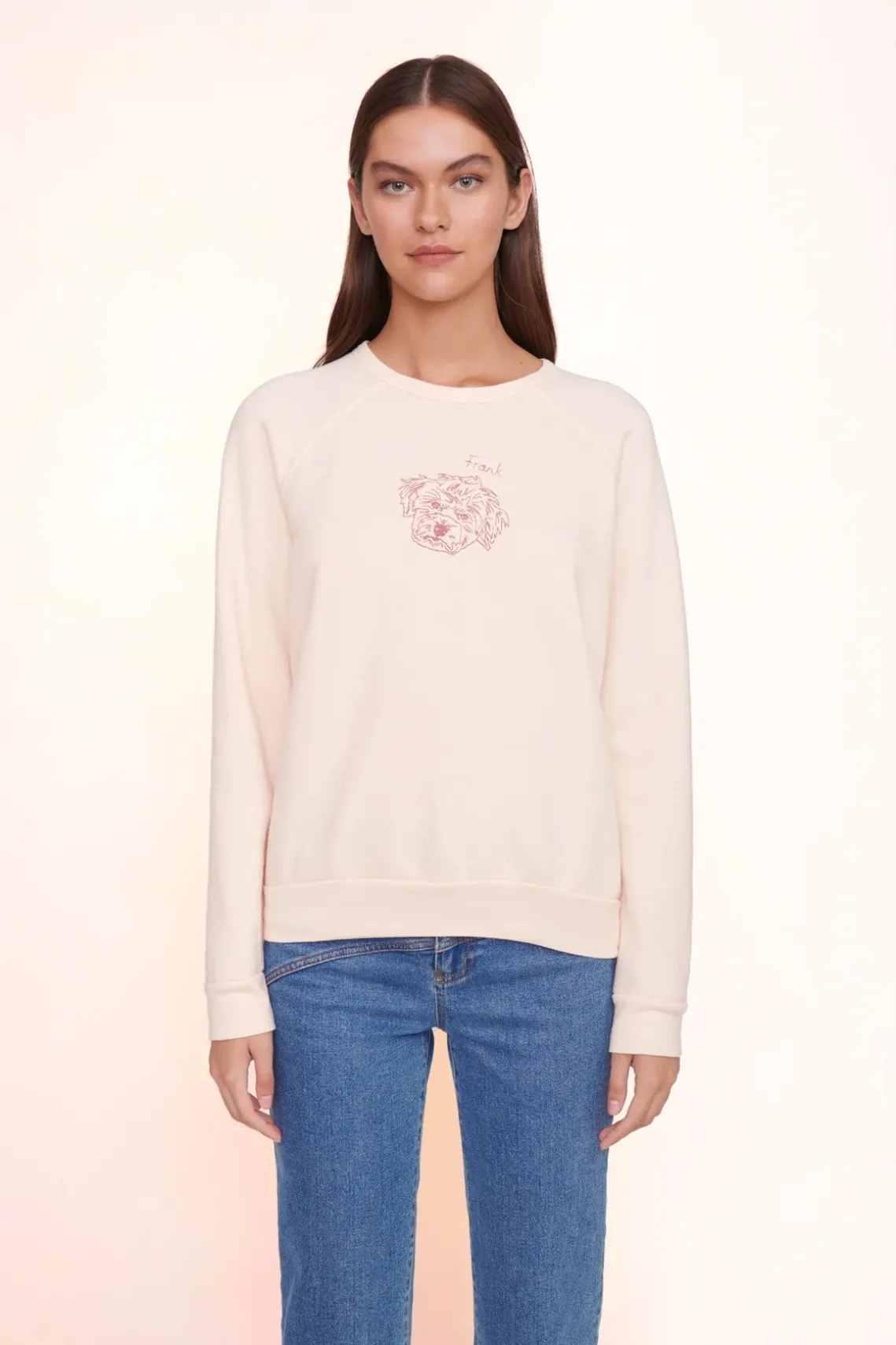CUSTOM STAUD x C.BONZ SWEATSHIRT PINK