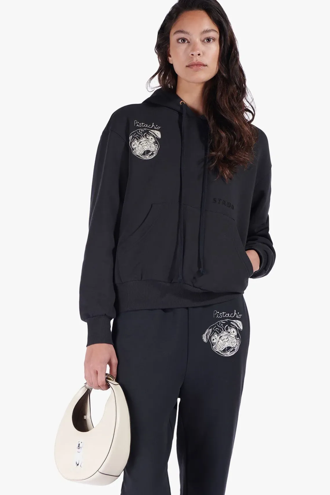 CUSTOM STAUD x C.BONZ SWEATPANT BLACK