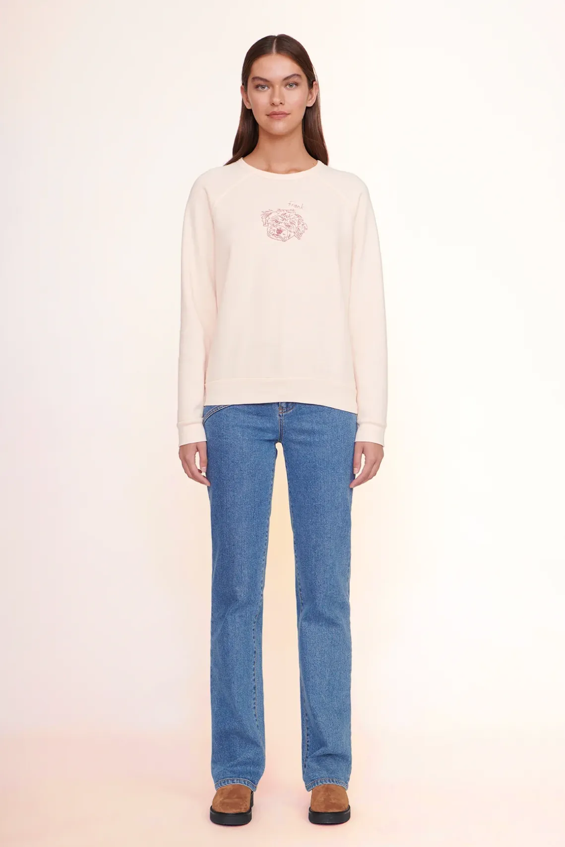 CUSTOM STAUD x C.BONZ SWEATSHIRT PINK