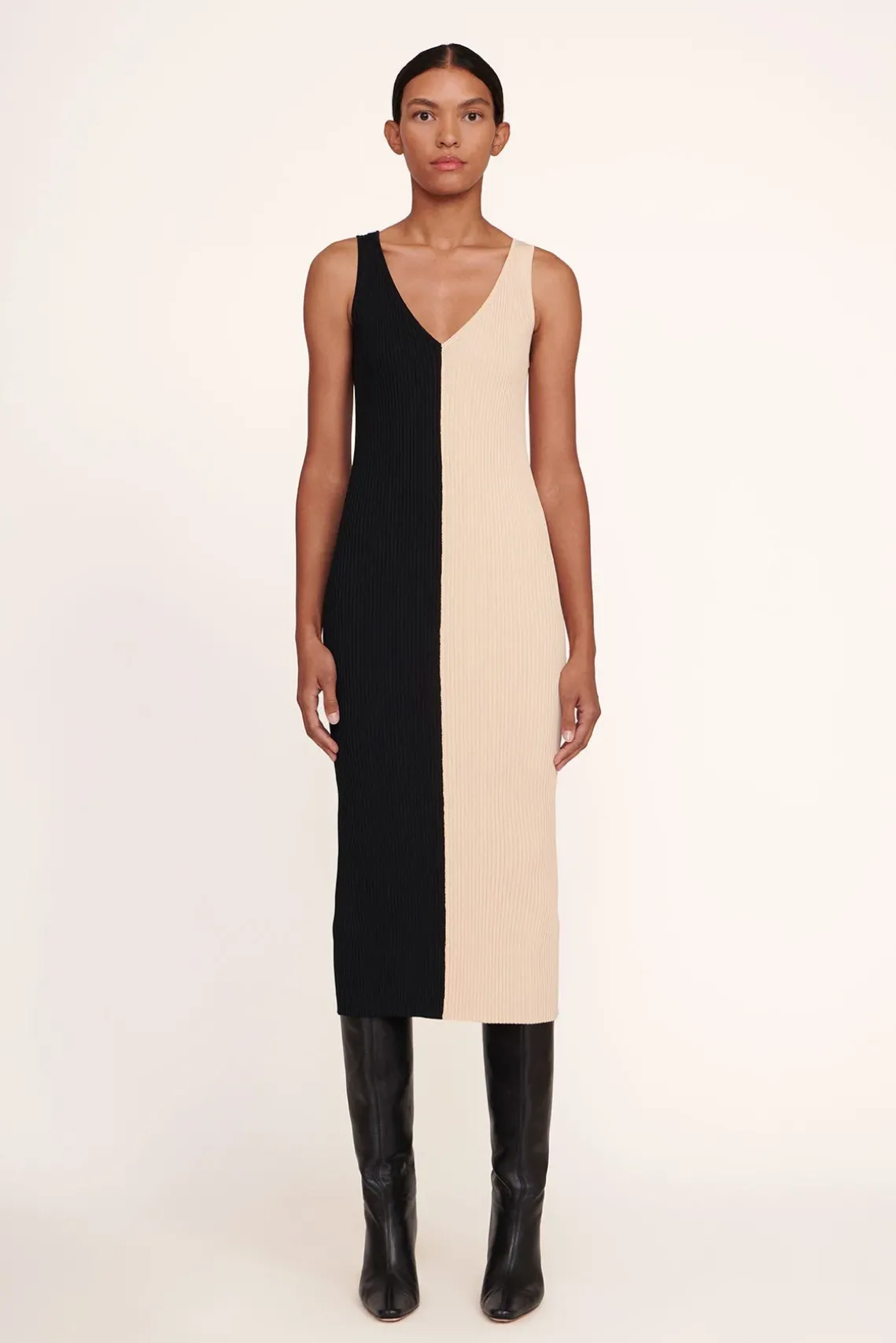 DANA DRESS BUFF BLACK