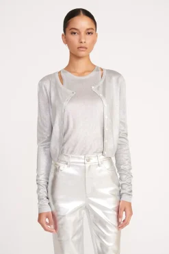 DEANNA CARDIGAN SILVER