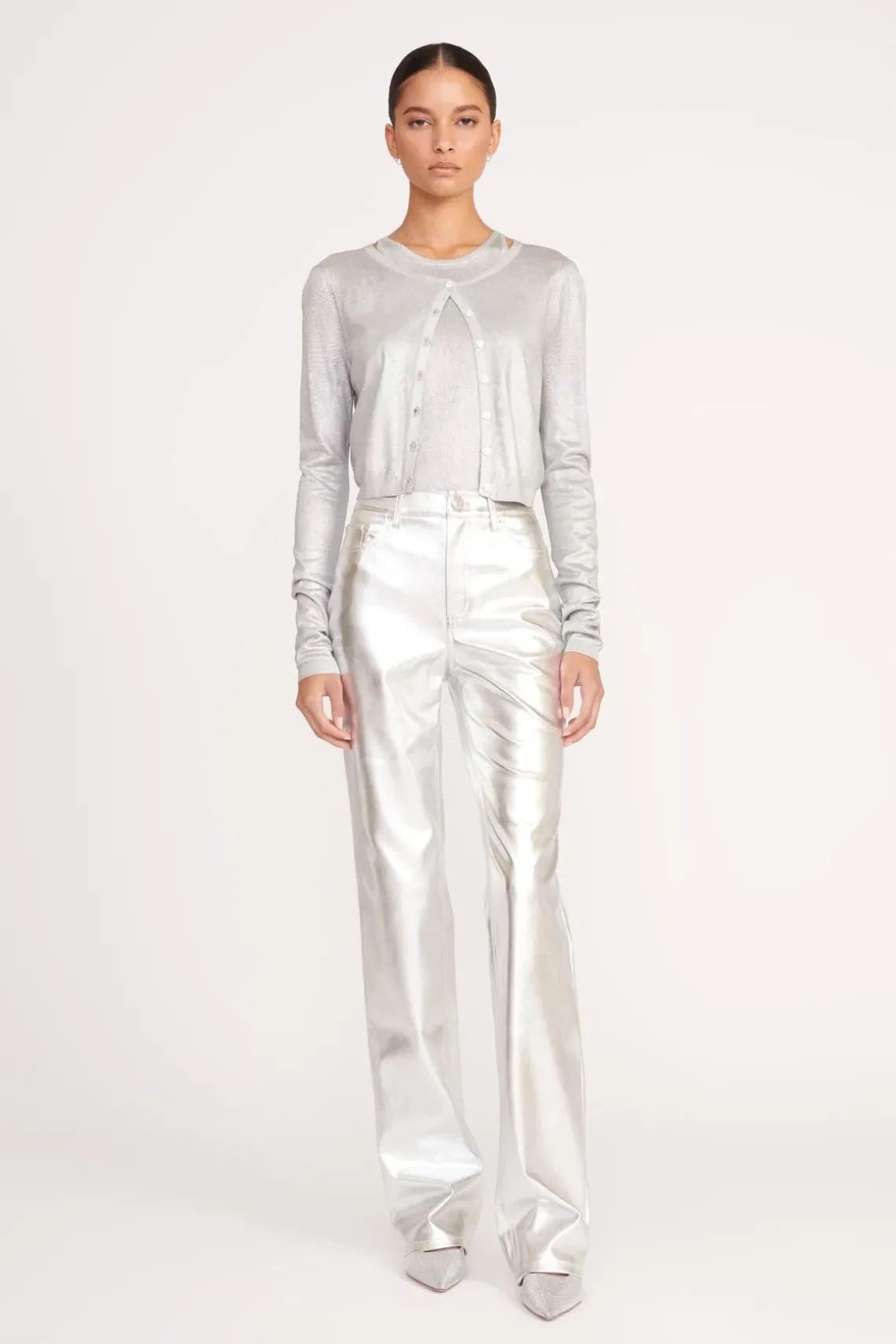 DEANNA CARDIGAN SILVER