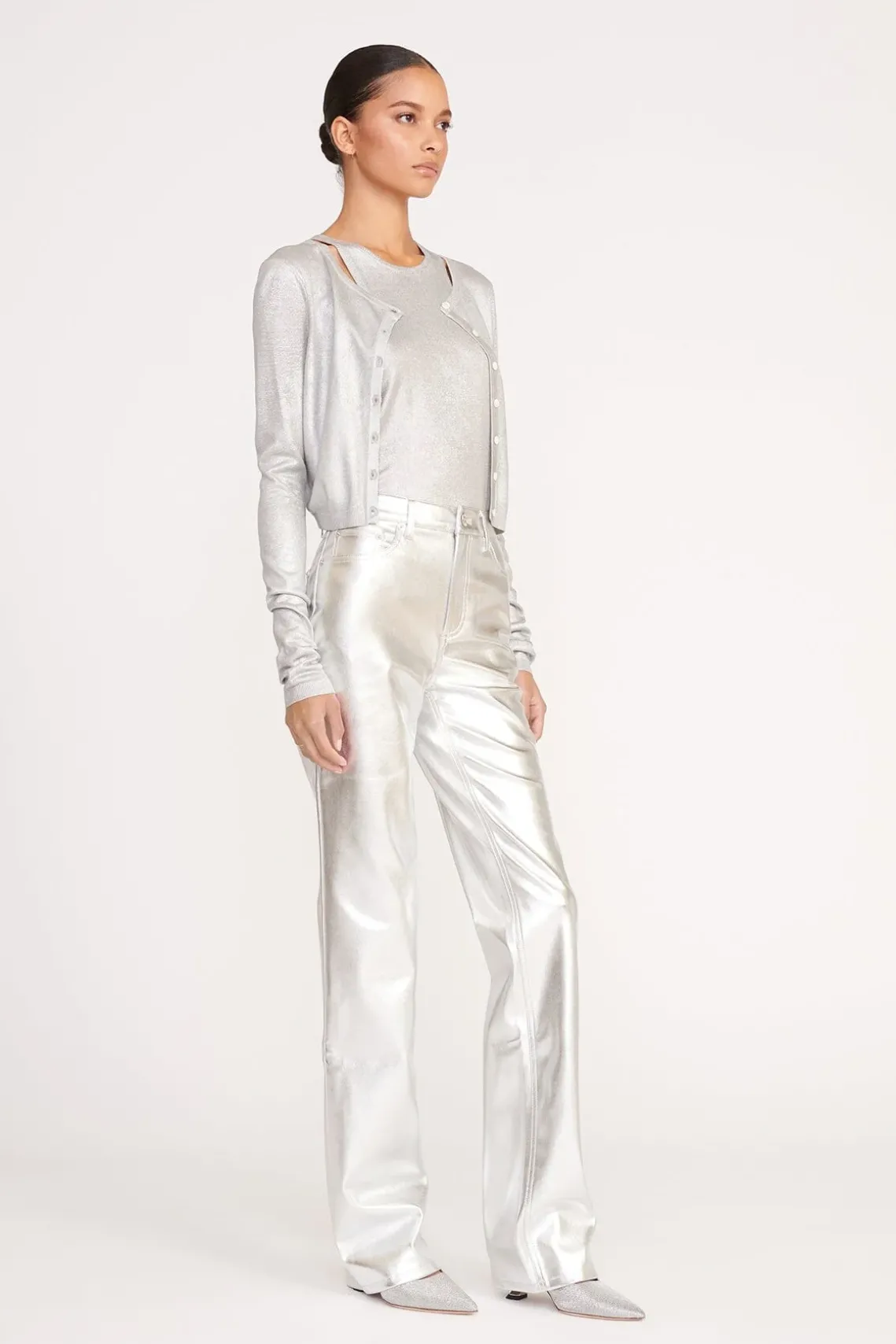 DEANNA CARDIGAN SILVER