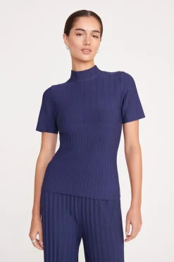 ELEANOR TOP NAVY