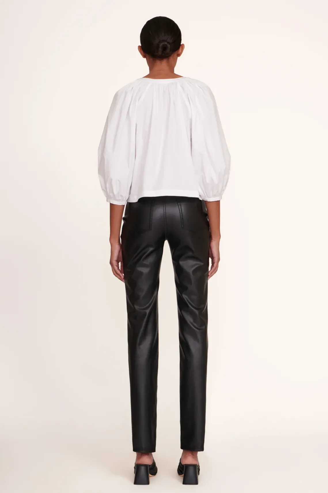 ELLIOT PANT BLACK VEGAN LEATHER