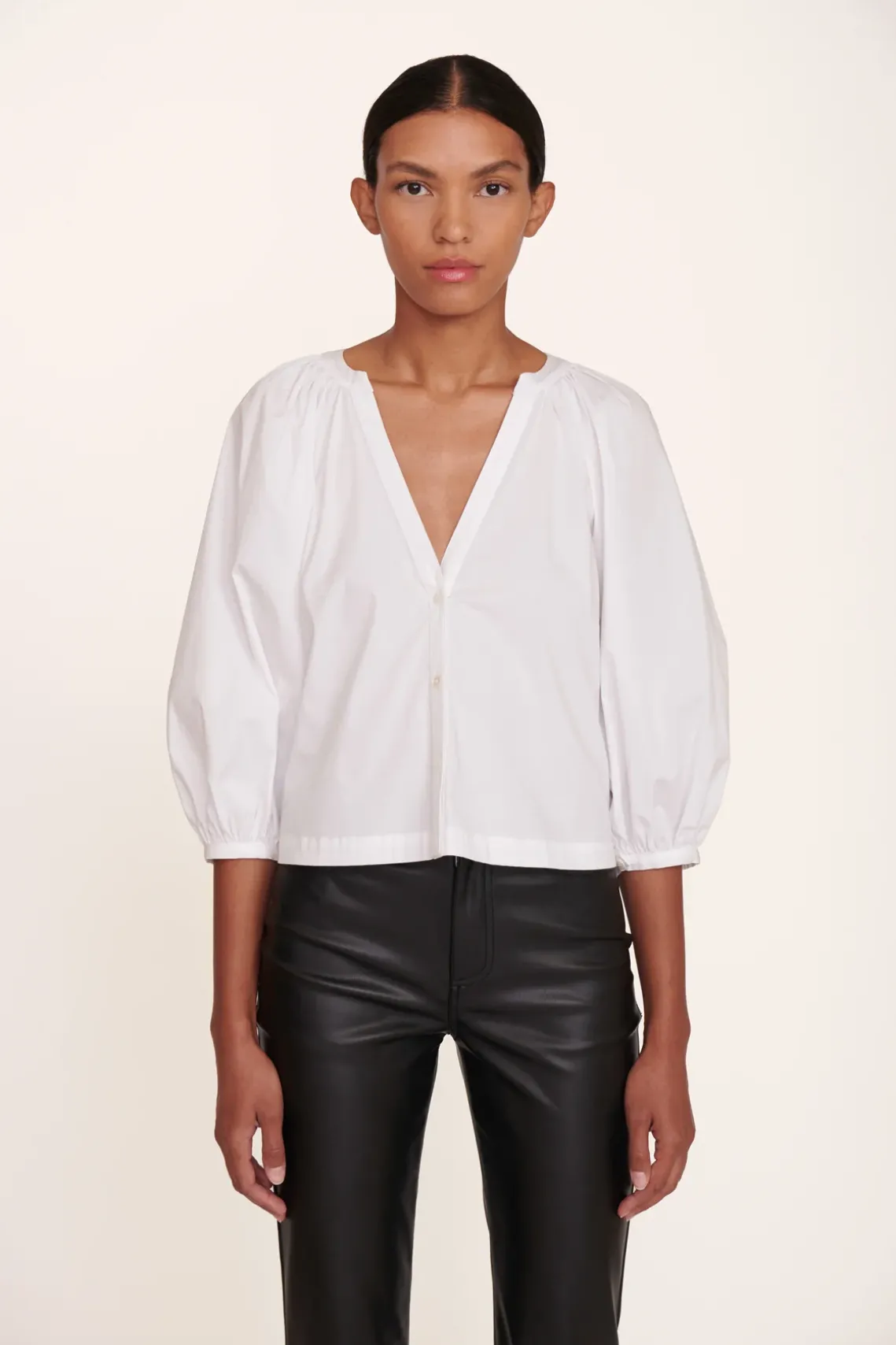 ELLIOT PANT BLACK VEGAN LEATHER