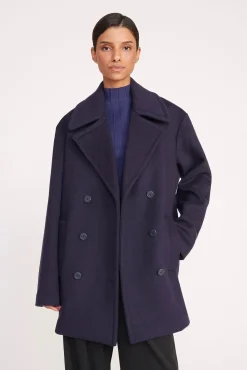 ELORA PEACOAT NAVY
