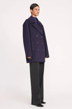 ELORA PEACOAT NAVY