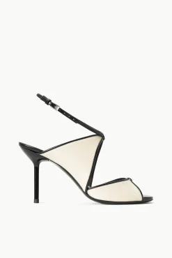 EMILIA STILETTO CREAM BLACK
