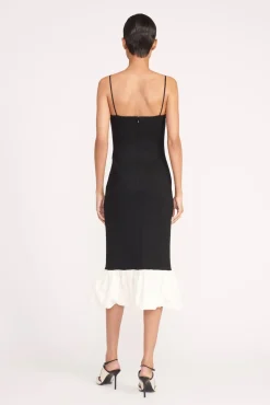 FARIDAH DRESS BLACK IVORY