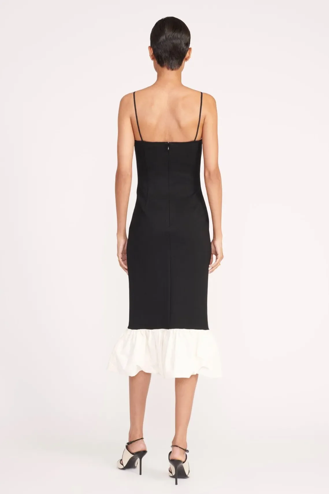 FARIDAH DRESS BLACK IVORY