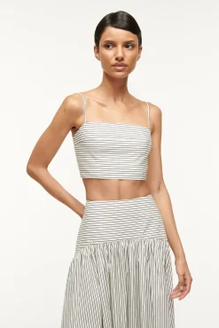FEDERICO TOP IVORY MICRO STRIPE