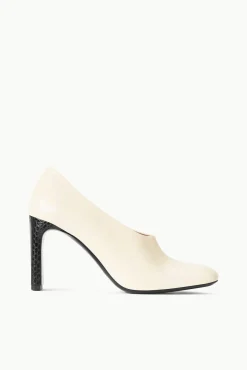 FLORENTINE PUMP CREAM BLACK