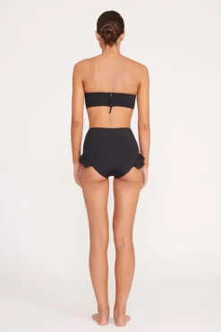 FLOURISH HIGH RISE BIKINI BOTTOM BLACK