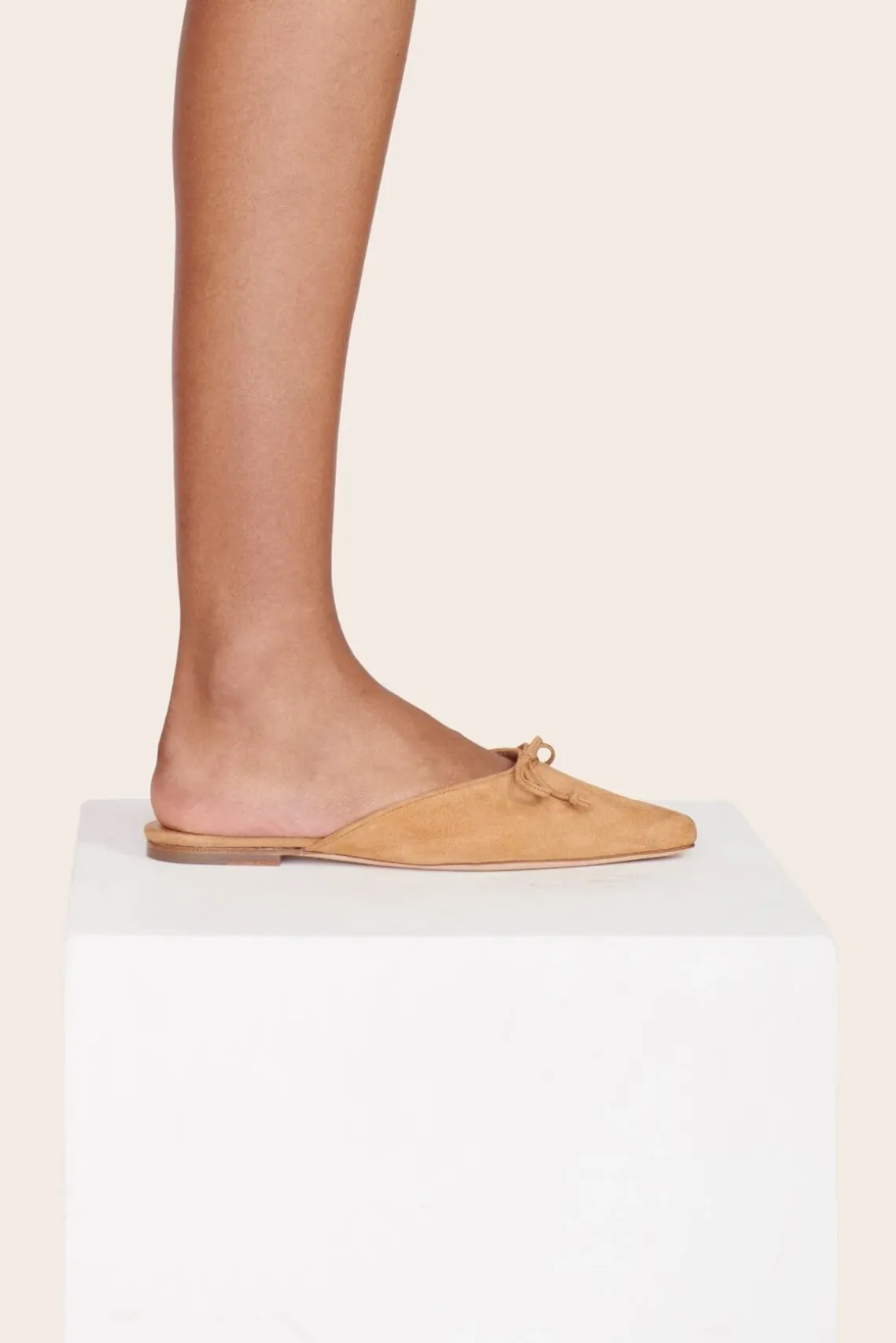 GINA MULE CASHEW SUEDE