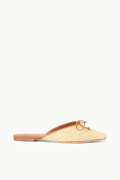 GINA MULE NATURAL RAFFIA