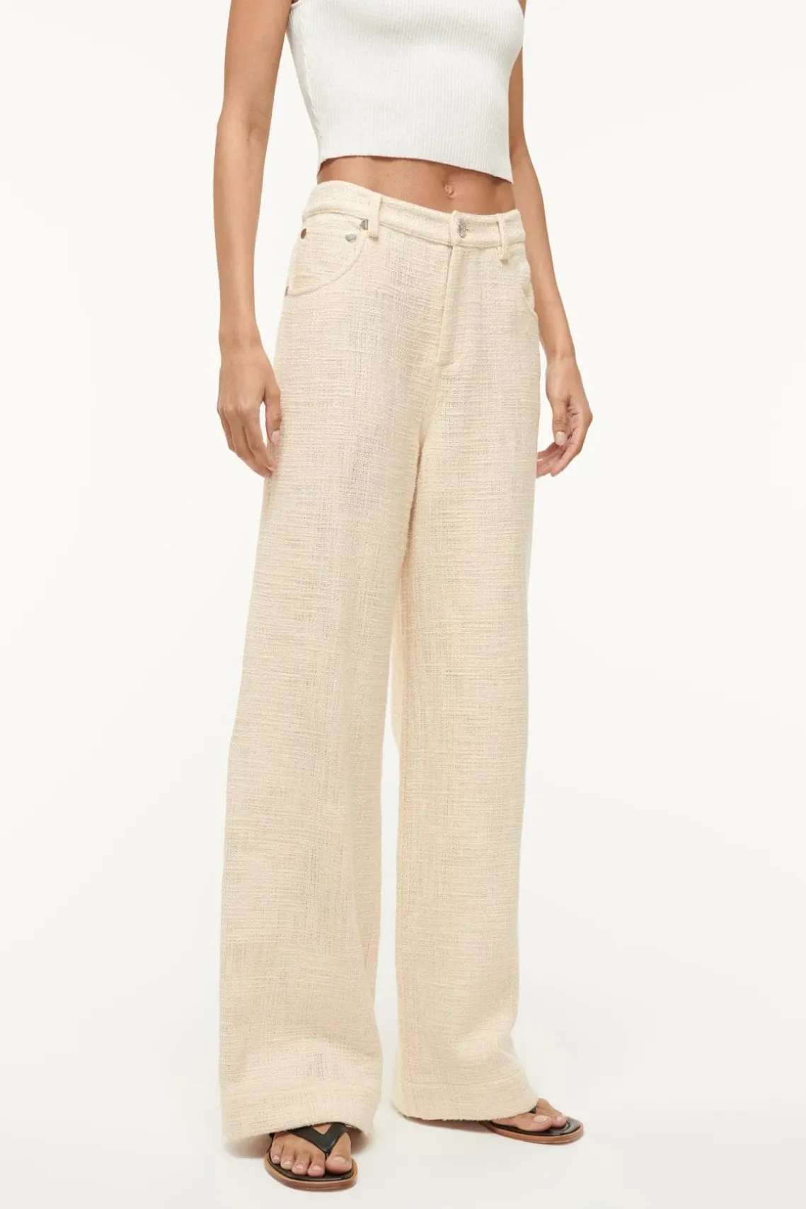 GRAYSON PANT IVORY