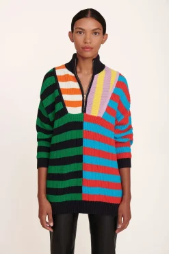 HAMPTON SWEATER CABANA STRIPE MULTI