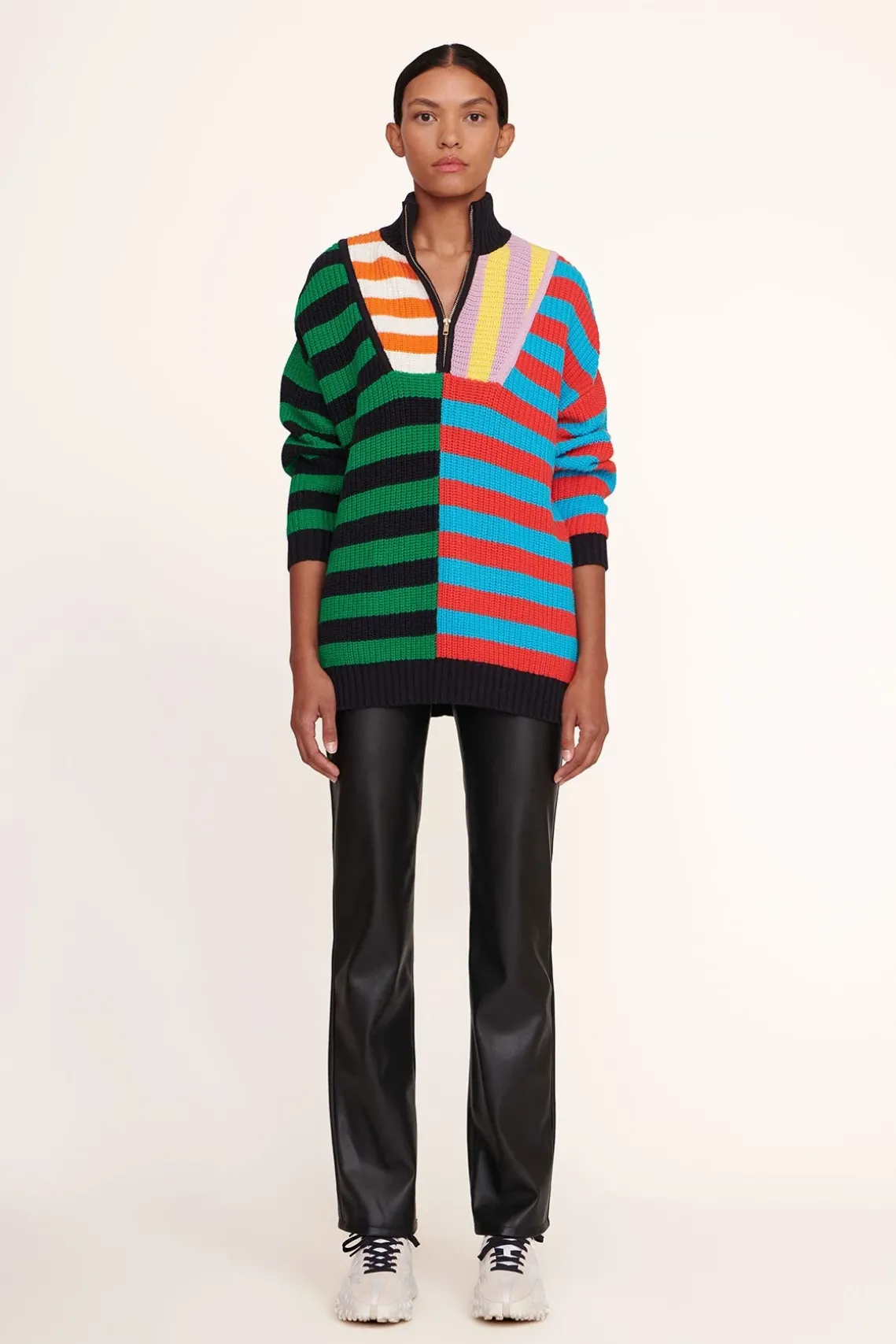 HAMPTON SWEATER CABANA STRIPE MULTI