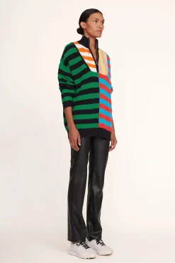 HAMPTON SWEATER CABANA STRIPE MULTI