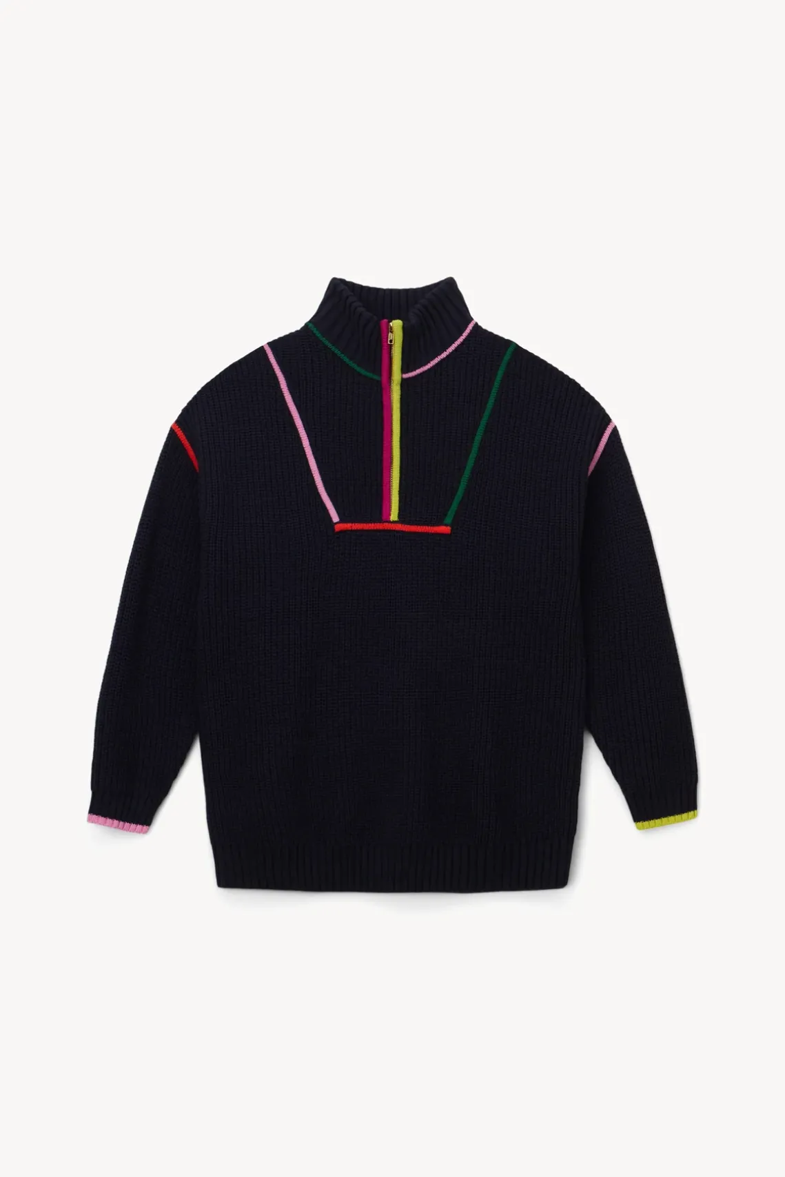 HAMPTON SWEATER NAVY MULTI