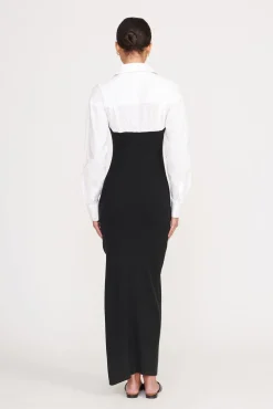 HAZEL DRESS BLACK WHITE