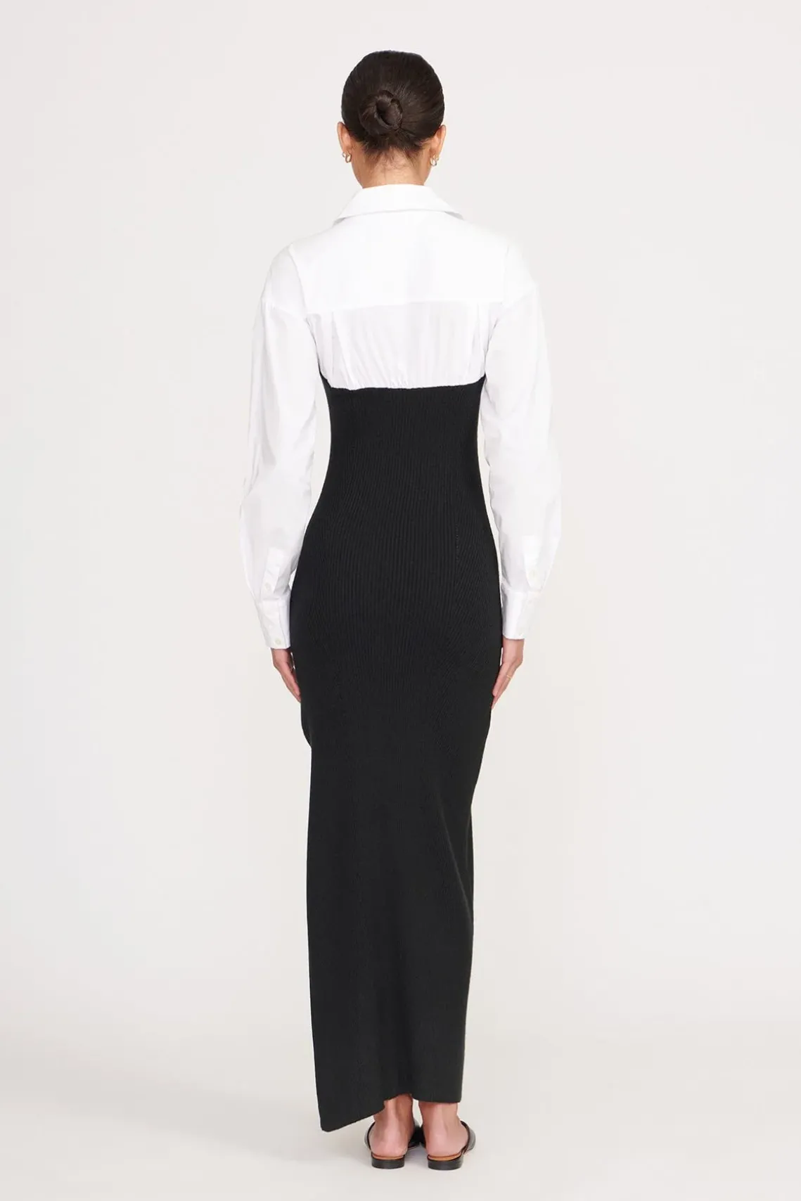 HAZEL DRESS BLACK WHITE