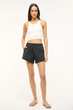 IBISCO CROPPED TANK  WHITE