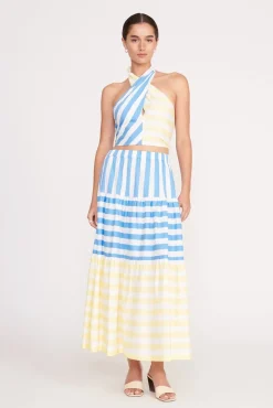 IDALINO SKIRT BUTTERCUP SEASHORE STRIPE