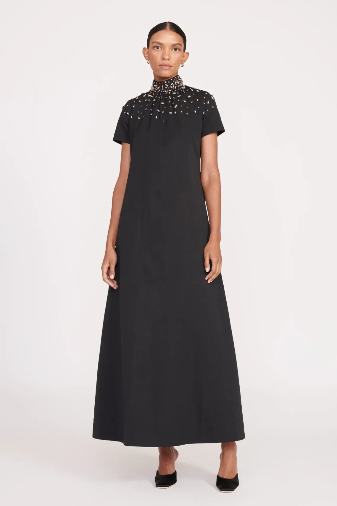 ILANA DRESS BLACK SILVER